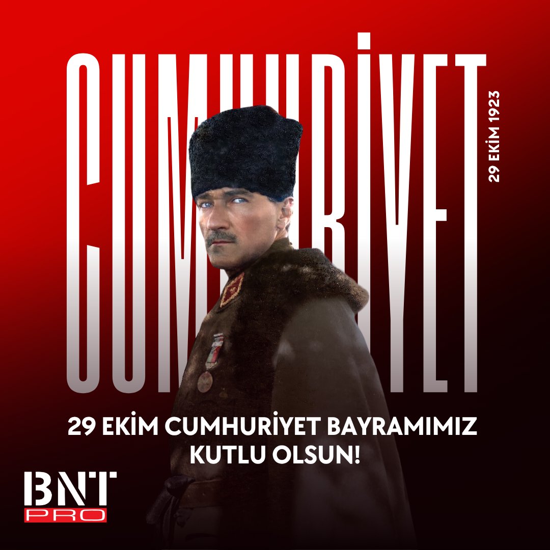“En büyük eserim” diyerek bize Cumhuriyeti emanet eden Ulu Önder Gazi Mustafa Kemal Atatürk’ü ve bu vatan için mücadele eden tüm kahramanlarımızı rahmetle anıyoruz. 102 yıldır gururla taşıdığımız bu değer, bağımsızlık ve çağdaşlık yolunda en büyük ışığımız olmaya devam ediyor.