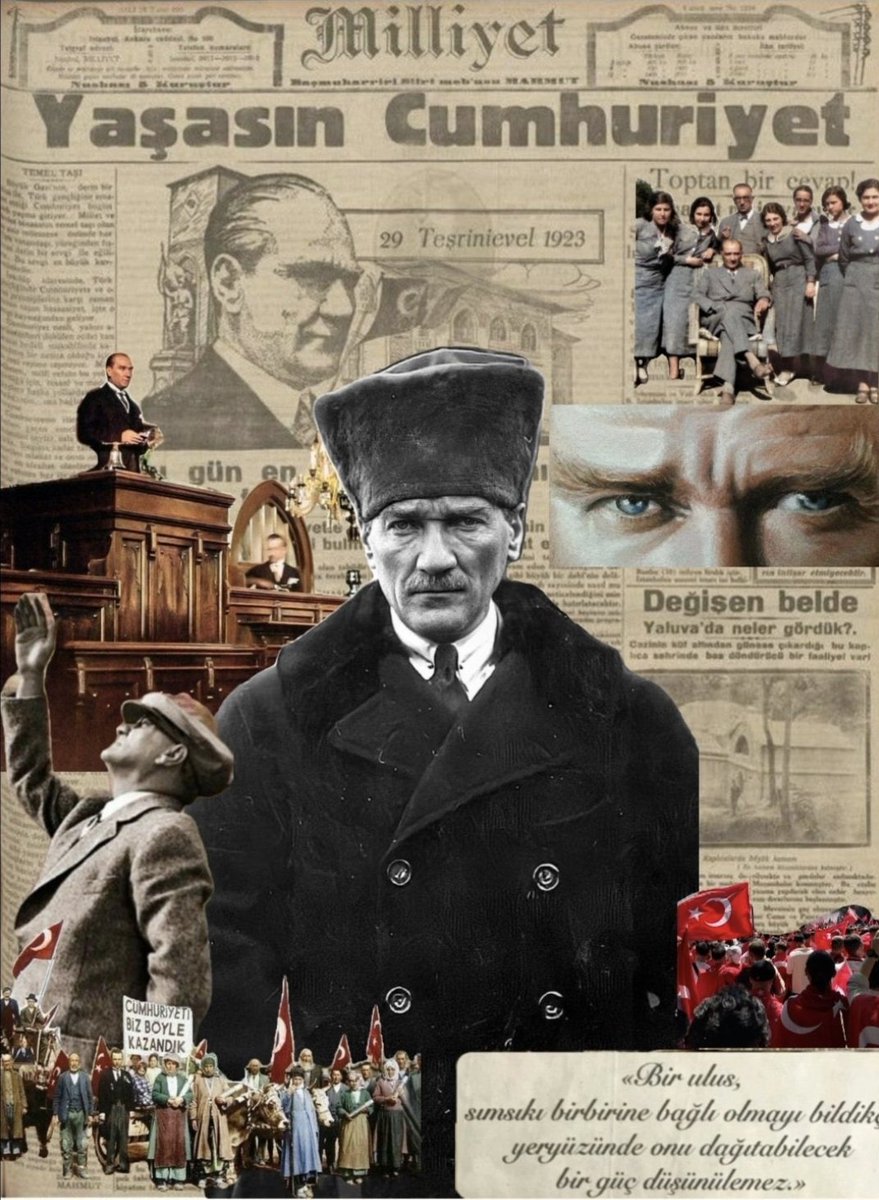 “Cumhuriyet fazilettir! Yaşasın Cumhuriyet, yaşasın özgür Türkiye!”