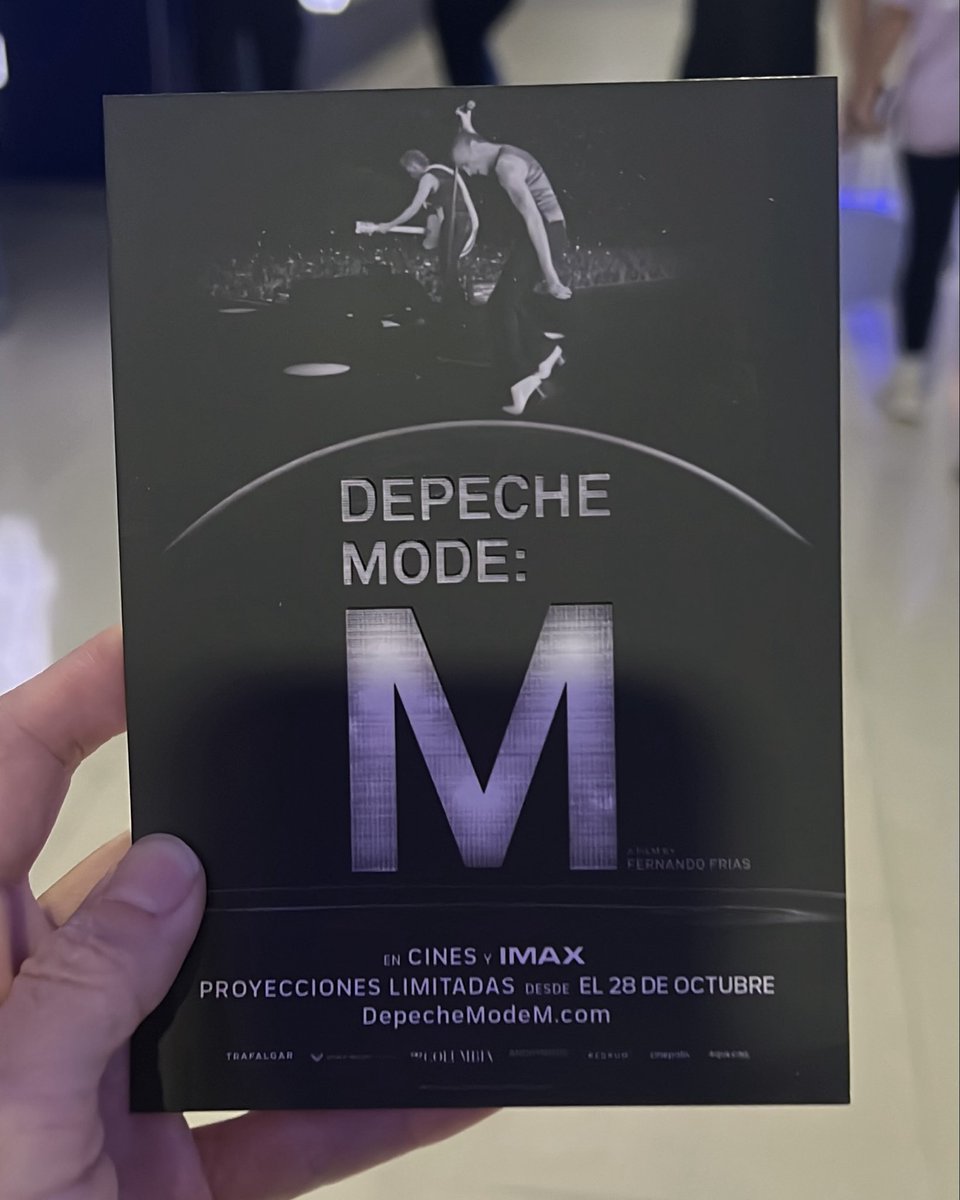 Alerimr's tweet photo. Excelente película #DepecheMode 🙌🏼 https://t.co/I9waqQKIAr