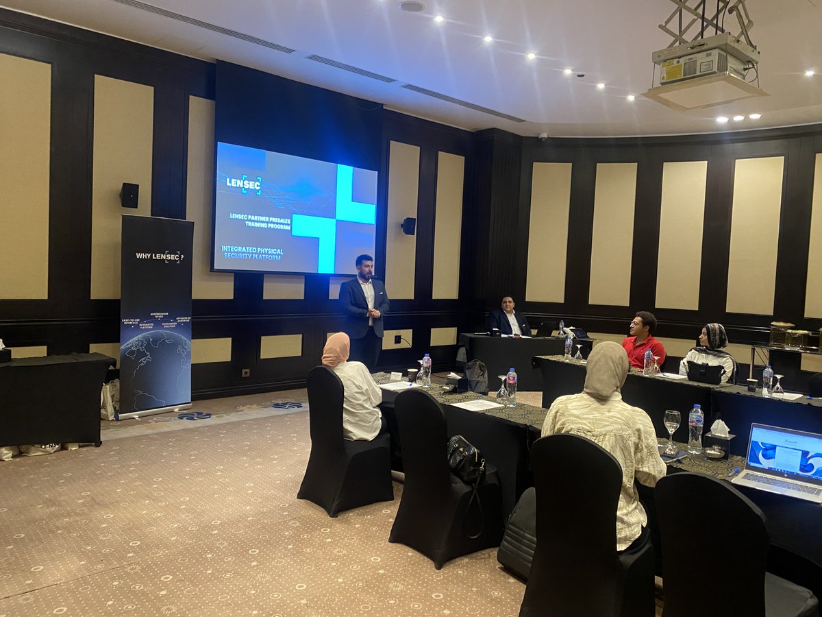 LENSEC's tweet image. Wrapping up two incredible days in Cairo! 
Thank you to our partners for joining our hands-on professional training. Together, we continue empowering the future of security.

#LENSEC #Training #Partners #Empowerment #SecuritySolutions
