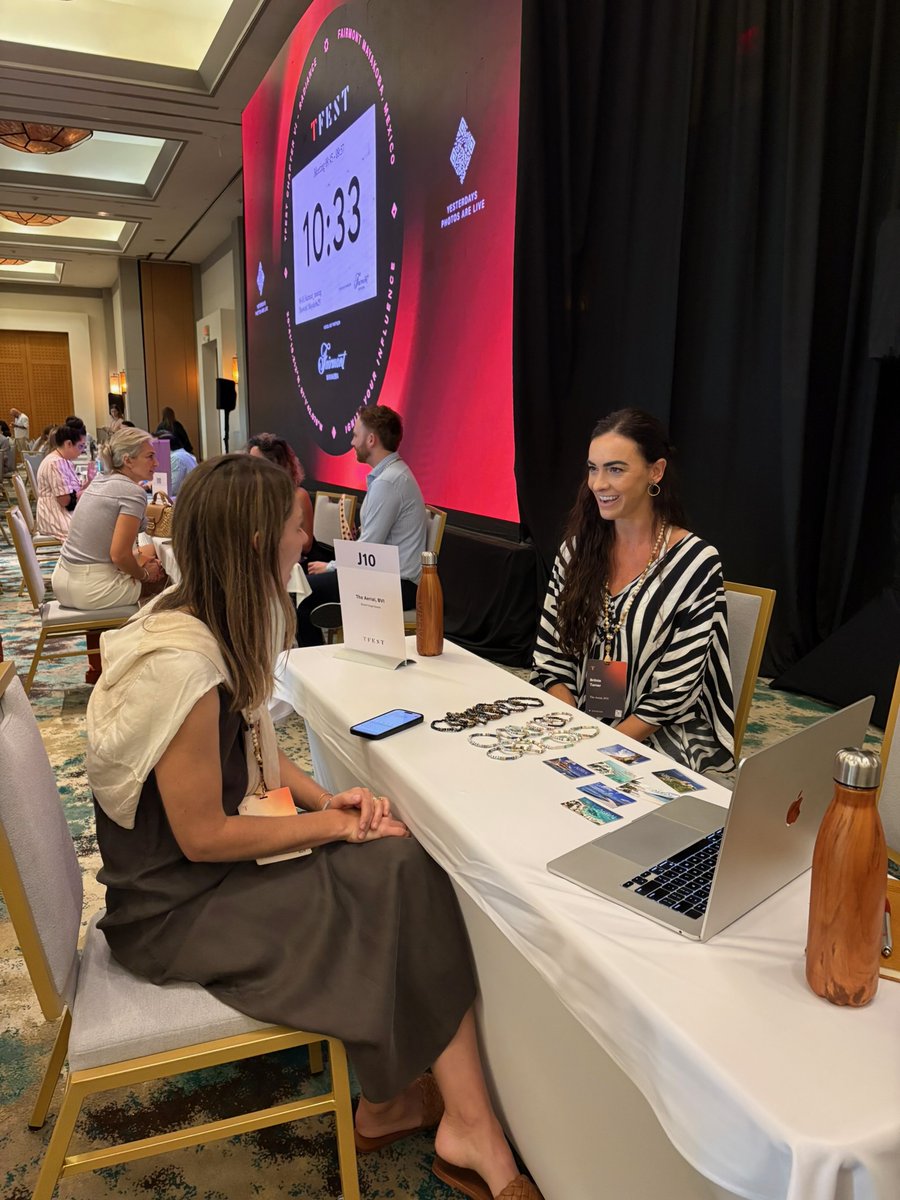 britnieturner's tweet photo. It's been amazing to bring the presence of @theaerialbvi  to the travel agents at #TFEST. 🙏 https://t.co/0QN5qrBIJn