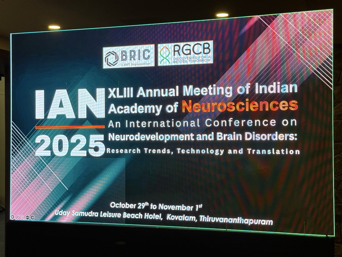Ind. Acad. Neurosci. tweet media