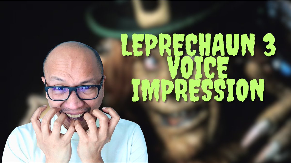 If you try making a serious voice impression of the Leprechaun (the character) from the early 90's, then you're already doing it wrong as his take was meant to poke fun and create a very campy character which was reminiscent to the type of horror blend back in the day #voiceover