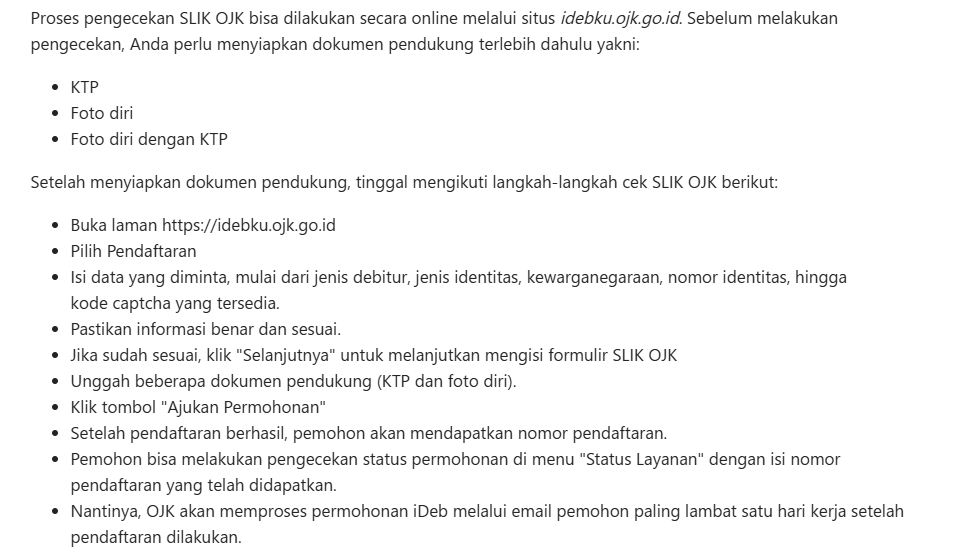 Cek NIK KTP apakah dipake pinjol dengan cara...

upload KTP dan foto diri dengan KTP

Ya!