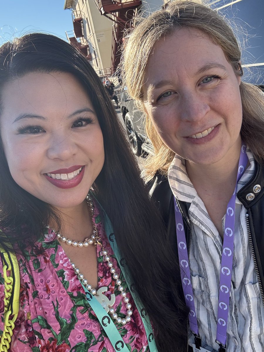 ladyleet's tweet image. Always good swing @KateHolterhoff in SF (and for some reason never ATL lol) #githubuniverse #universe25