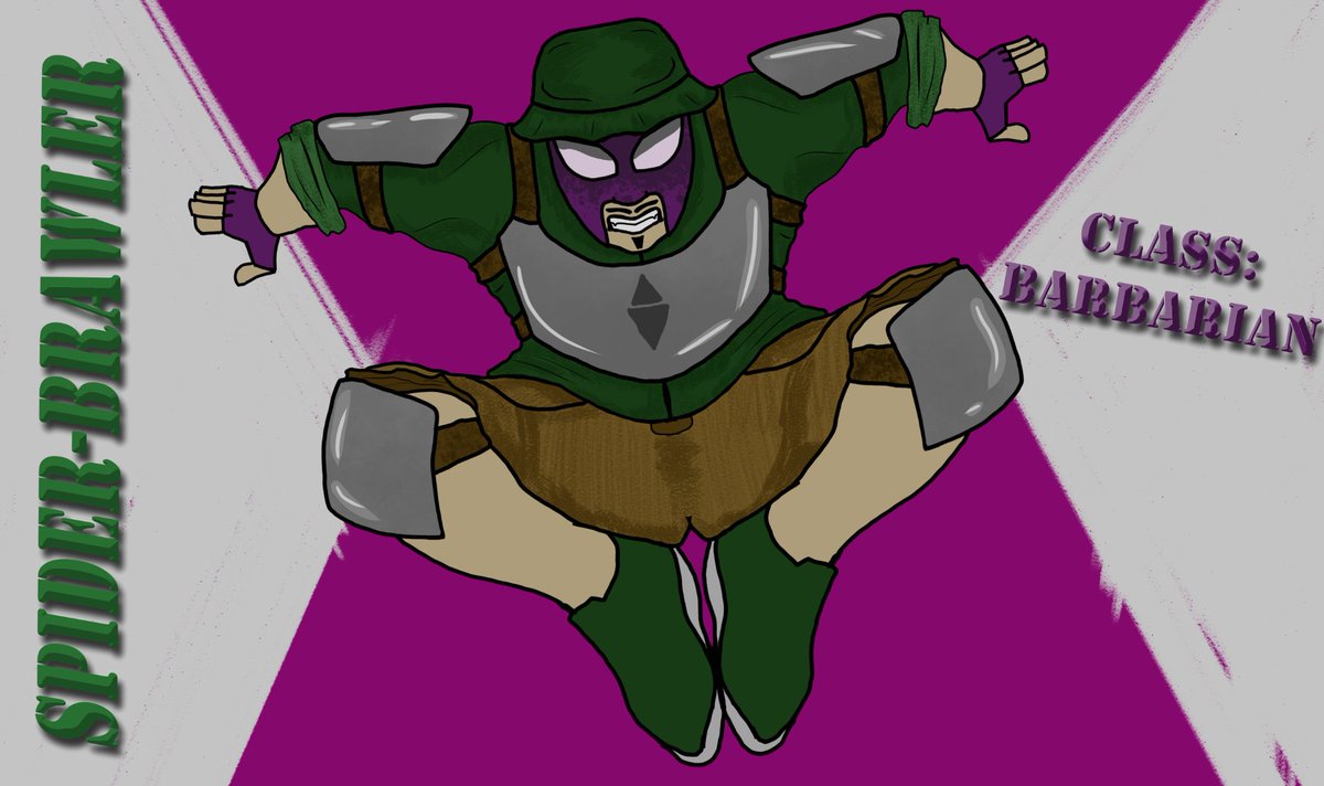 TheEddieWeird's tweet image. Dnd Spider-Brawler drip #spiderverse #spidersona #spidersonas #spideroc #spiderbrawler #art #digital #digitalart #artist #artwork #digitalartist #digitalartwork #krita #kritaartist #kritaartwork #dnd