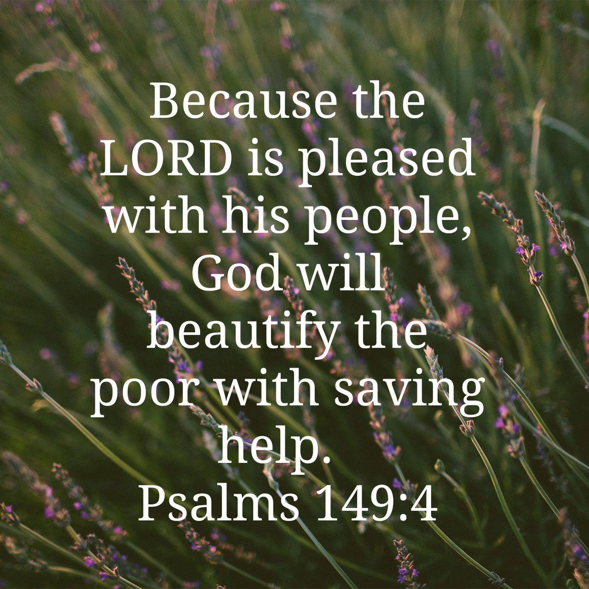 Lectionary's tweet image. Psalms 149:4 CEB
[4] Because the LORD is pleased with his people, God will beautify the poor with saving help.

bible.com/bible/37/psa.1… #AllSaints