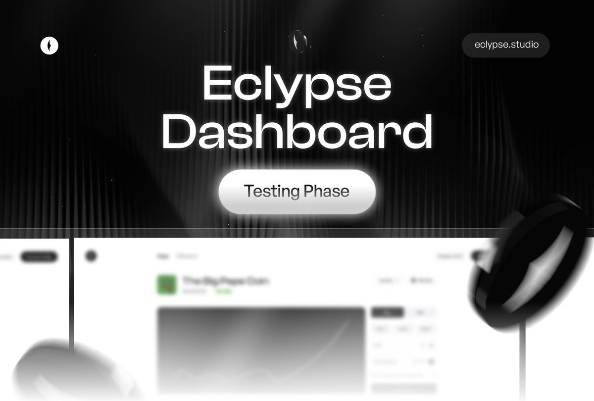 eclypseethereum's tweet image. Eclypse Embarks

🌑 Testing phase of the dashboard

We’ve officially entered the test phase of our dashboard, and everything’s coming together exactly how we envisioned it🌘

The UI, smart contracts, frontend, and backend are all fully completed and connected. Now it’s all about…
