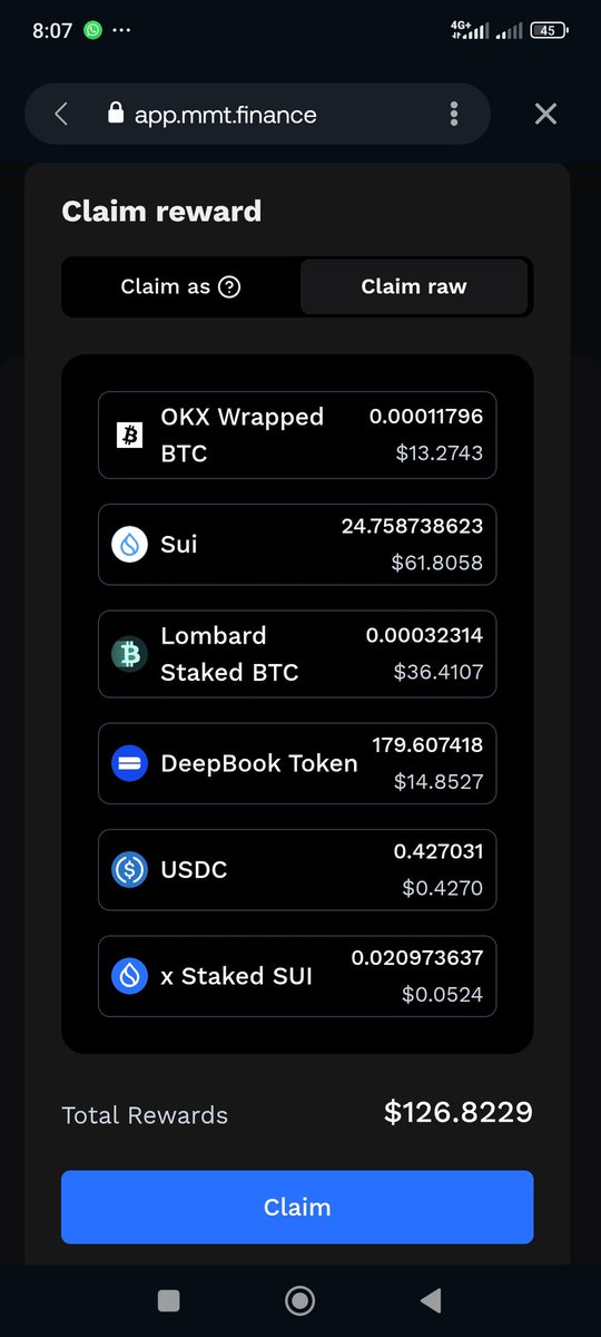 Total fee claimed today: $126.82💰

But yeah... keep saying “LP is dead” while I claim daily in silence.

Y’all love staking 15% APR ponzis and call it “passive income.”
Meanwhile, this is real yield, not a whitepaper fantasy.

LPers eat volatility for breakfast. Traders pay our