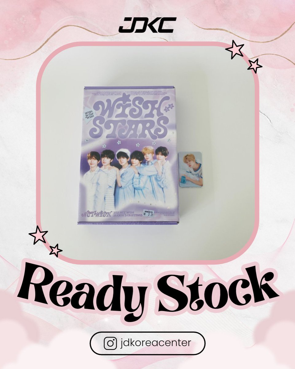 jdkoreacenter's tweet photo. 🛒 WTS/READY STOCK
NCT WISH - 2025 Season's Greetings + Fanplee Gift

✅️ New Sealed
✅️ Gift Included

🏷 Price
KRW 45,000

⭕️ KR Address
Buy 1 - Local SF KRW 4,000 (USD 3.33)
Buy 2 or more - Free Local SF

⭕️ Global Shipping
Contact us for further info.

🛍 KR Bank, WISE, Paypal Available!

📲 Kakao, DM OPEN!

엔씨티 위시 시즌그리팅 시그 팬플리 특전 미개봉 양도

➖️

𝐉𝐃𝐊𝐂 𝐆𝐋𝐎𝐁𝐀𝐋 𝐄𝐬𝐭. 𝟐𝟎𝟏𝟖 🇰🇷
𝘎𝘭𝘰𝘣𝘢𝘭 𝘚𝘩𝘪𝘱𝘱𝘪𝘯𝘨✈️ 

📧  jdkoreacenter@gmail.com
📱 KakaoTalk: @jdkoreacenter
🕒 Customer Service: Mon - Fri | 10:00 - 18:00 KST