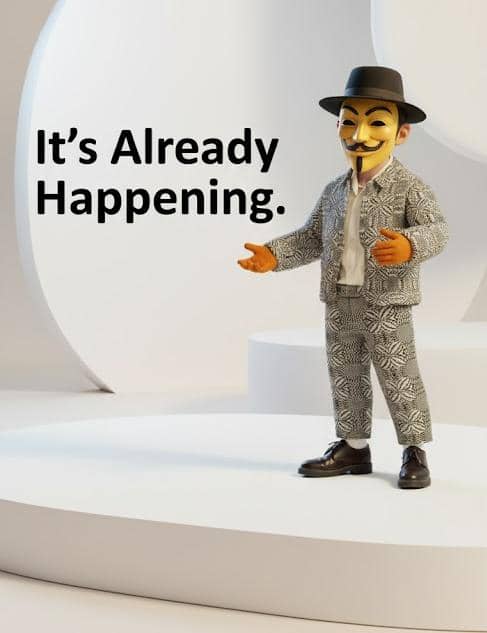 node_anonymous's tweet image. 𝐀𝐈 𝐰𝐢𝐥𝐥 𝐫𝐞𝐩𝐥𝐚𝐜𝐞 𝐲𝐨𝐮.
𝐍𝐨𝐭 𝐭𝐨𝐝𝐚𝐲.
𝐍𝐨𝐭 𝐭𝐨𝐦𝐨𝐫𝐫𝐨𝐰.
𝐁𝐮𝐭 𝐨𝐧𝐞 𝐝𝐚𝐲  𝐢𝐟 𝐲𝐨𝐮 𝐤𝐞𝐞𝐩 𝐩𝐫𝐞𝐭𝐞𝐧𝐝𝐢𝐧𝐠 𝐢𝐭’𝐬 𝐧𝐨𝐭 𝐭𝐡𝐚𝐭 𝐝𝐞𝐞𝐩.
Not because it’s smarter 
but because someone using it better than you will.
Let’s talk about it ↯