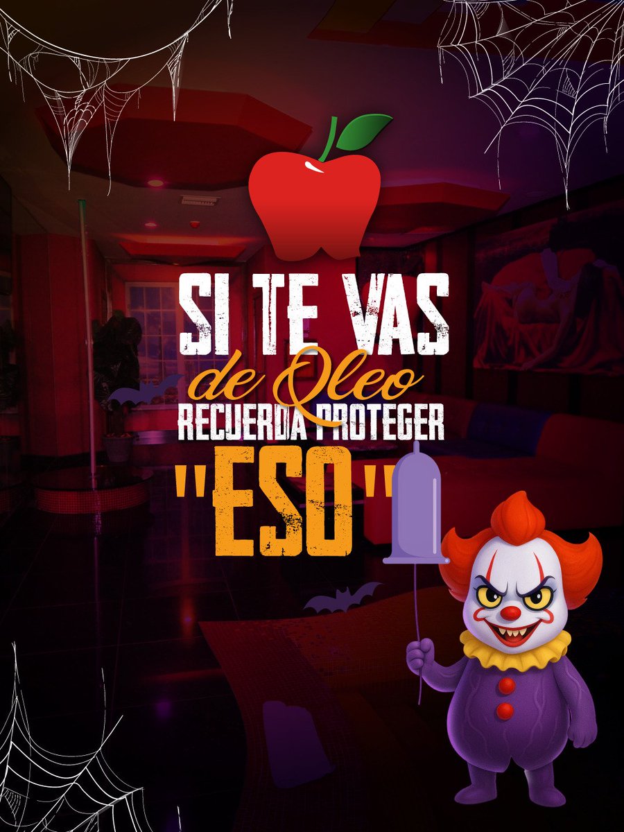 MotelesExtasis's tweet image. Sobrinos recuerden proteger el “peniweis” 🎈

🖥 Mira todos nuestros hoteles en:
larutadelplacer.ec

#moteles #Extasis #ecuador #halloween
