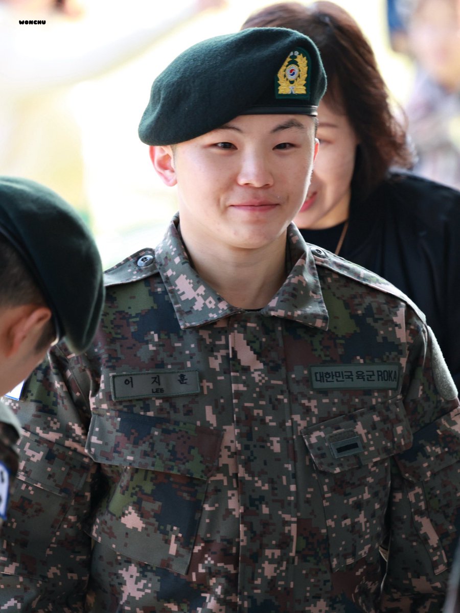 woozi you did very well and congrats completed military training 🥹 and now fighting to finish the rest of service 🫡