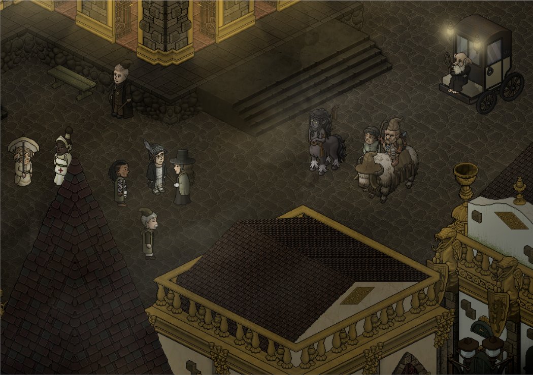 Ahhh... a magia que o Vilarejo de Apuã das Varinhas emana é algo de outro mundo! Um vilarejo bruxo encantado, aninhado em Salvador/BA, Brasil, onde o mistério e o feitiço se encontram. #habbo #hogwarts #pixelart #iron #harrypotter