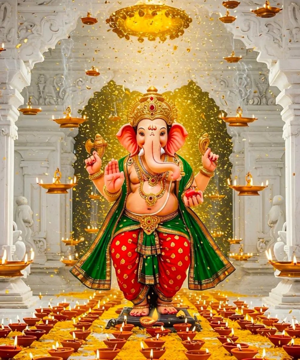 जय श्री गणेश 🙏🚩 

प्रणम्य शिरसा देवं गौरीपुत्रं विनायकम।
भक्त्यावासं स्मरेन्नित्यम आयुः कामार्थ सिद्धये।।

ॐ एकदन्ताय विद्महे वक्रतुंडाय धीमहि तन्नो दांती प्रचोदयात्।।

#ॐ_गं_गणपतेय_नमः 🙏