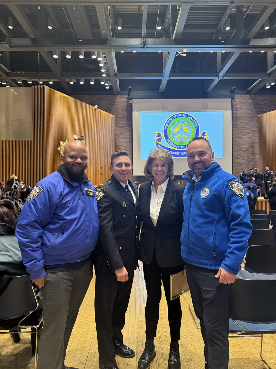 Congratulations to our very own Council President Christine and Vice President Steve who completed and graduated from the NYPD Citizens Police Academy. This is a 6 week program designed to educate with law, tactics and scenarios. Congratulations 🎓