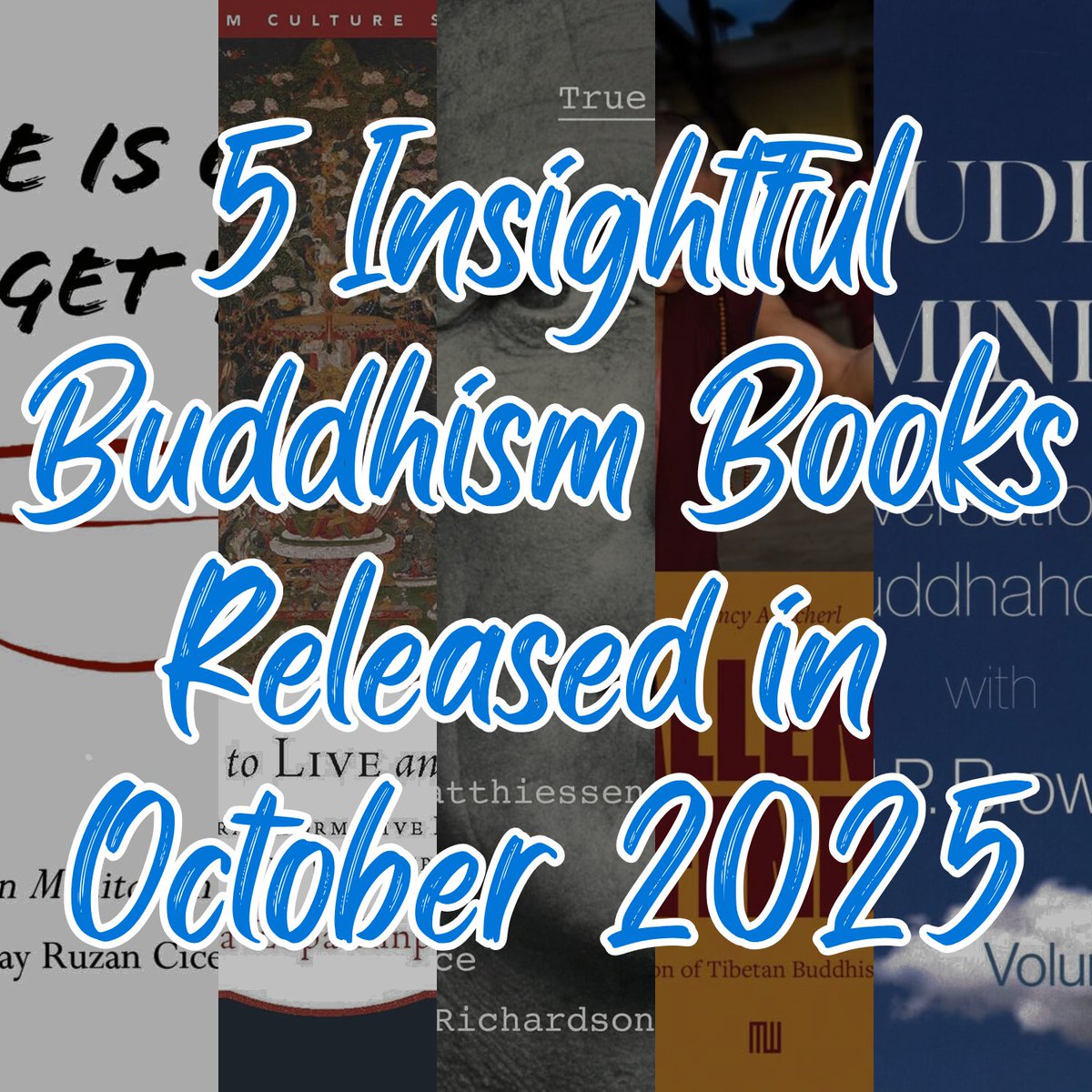 Bal_Achievement's tweet image. Five new Buddhism books. An ever-evolving expression of the Dharma. Explore how October’s most insightful titles continue to shape the path toward awakening. Read the full reviews here: balancedachievement.com/spirituality/b…