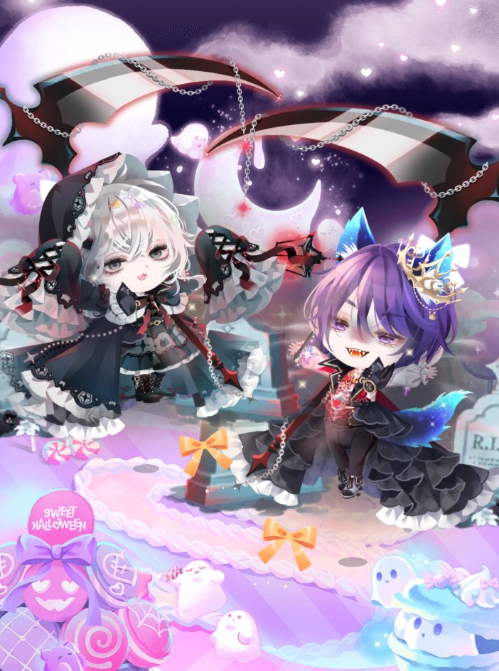 #ポケコロツイン #ハロウィンコーデ