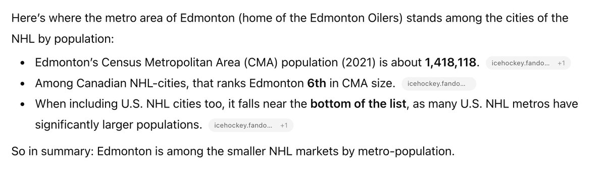 BingIsBackBaby's tweet image. Edmonton&apos;s population was 1,010,899 in the 2021 census.

#ThanksForPlaying