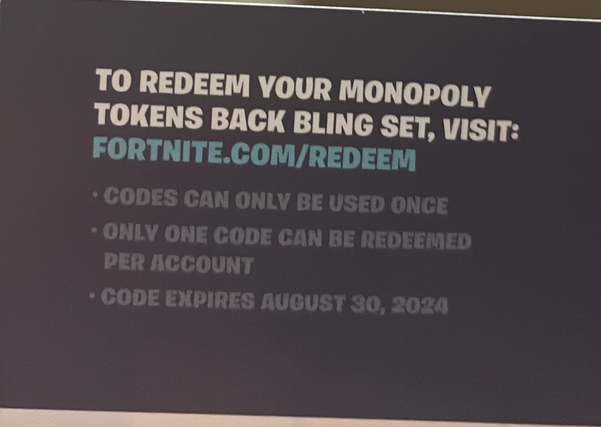 jordan_briskey's tweet photo. @Fortnite We just bought Fortnite Monopoly but the code is over a year old 😩 can you help us out? https://t.co/WSAcDSInzL