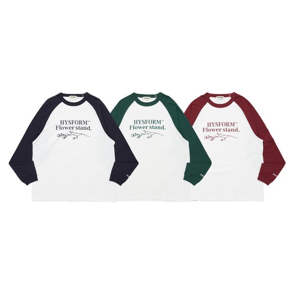 vertical_garage's tweet image. 【HYSFORM™】 

■ITEM LINE-UP
FLOWER STAND LS RAGLAN TEE
PRICE：¥7,920 tax-in
COLOR：Burgundy / Navy / Green
SIZE：M / L / XL

ゆったりとしたサイズ感です👌🏻

スタッフ身長161cm/Mサイズ

【ONLINE】
x.gd/bF32w

@ballistik_fext
#BALLISTIKBOYZ
#HYSFORM