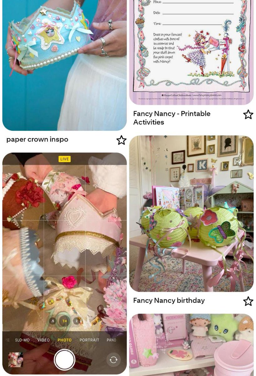 I wish my birthday pArTy could have a Fancy Nancy theme 😆👗⭐️🍰🩰🥣🍴🌷🫖🧩🎀🍨 !