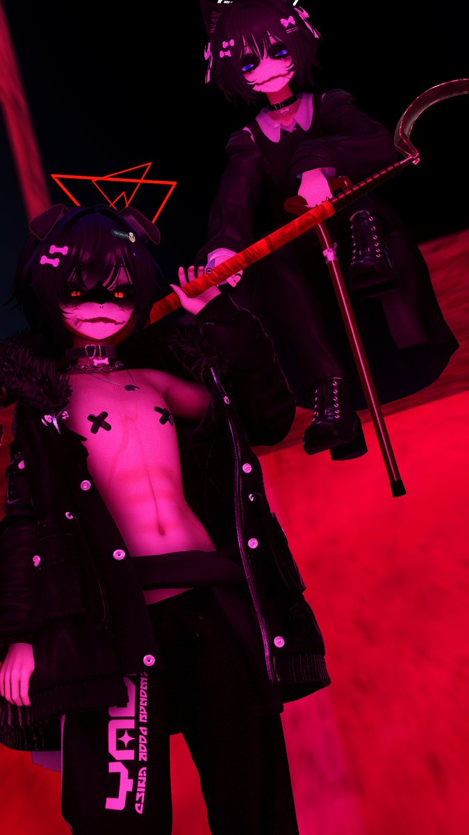 ~heheeh are you prepared for this? 🐾🐾🐾☠️

<a href="/NikuVrc/">Niku 🔞</a> 

#VRC #VRChat #anime #vtuber #3D #milltina3D #Puppy