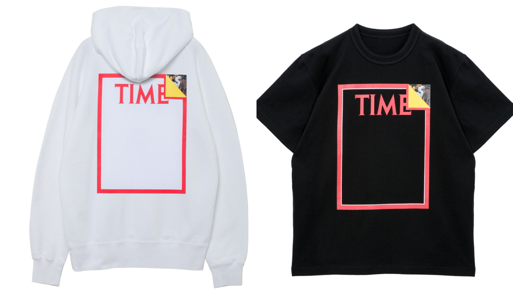 sacai「TIME誌」モチーフ作品入りレザージャケット、アーティスト マンゴ・トムソンとコラボ - fashion-press.net/news/139695