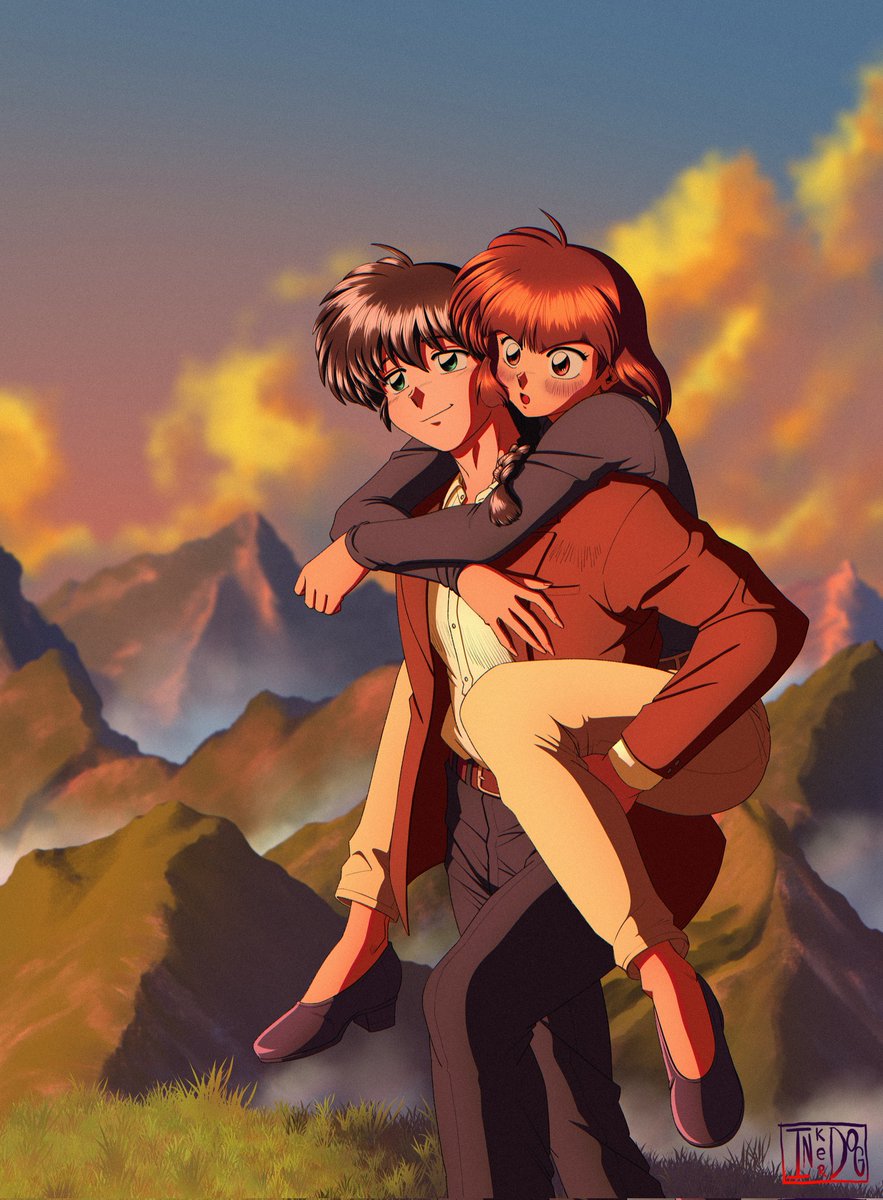 dog_inker's tweet photo. Another Ranma x Nabiki commission finished ❤️‍🔥

#ranma_anime #art https://t.co/3azaoOPvtf