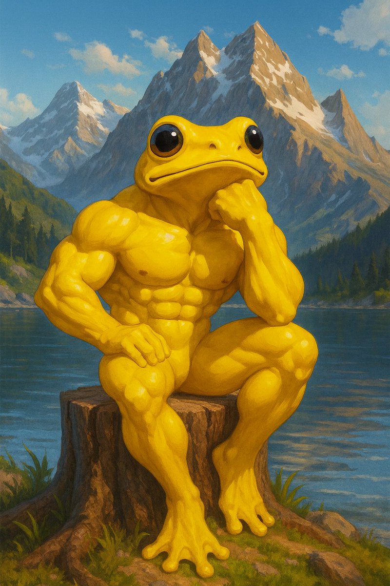 xraiman's tweet image. When you know you’re destined for greatness but still just a chill toad enjoying the view 🐸✨
#TurboToad @TurboToadToken
@TurboToadClub $TURBO