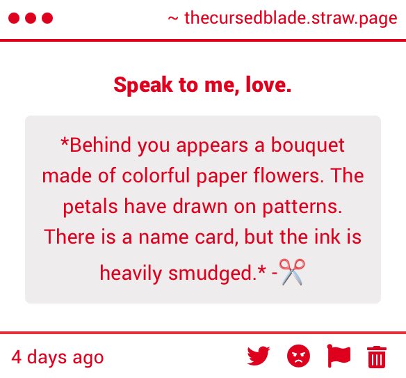 BLADEOFKRIS's tweet image. It appears, I’ve gotten a letter! Sorry for opening this late… Oh these are very pretty..