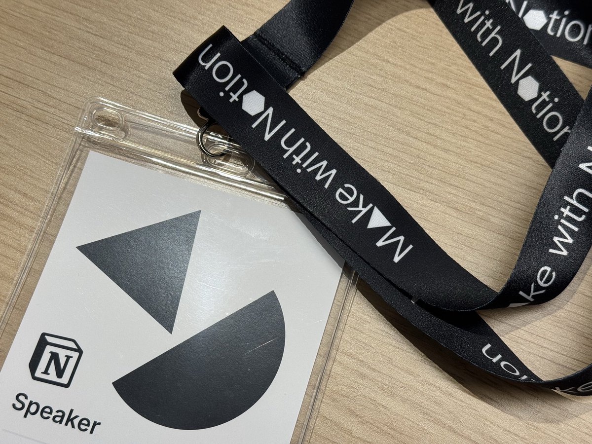 Keisuke_Totsuka's tweet image. リハ完了しました。
#MakeWithNotion