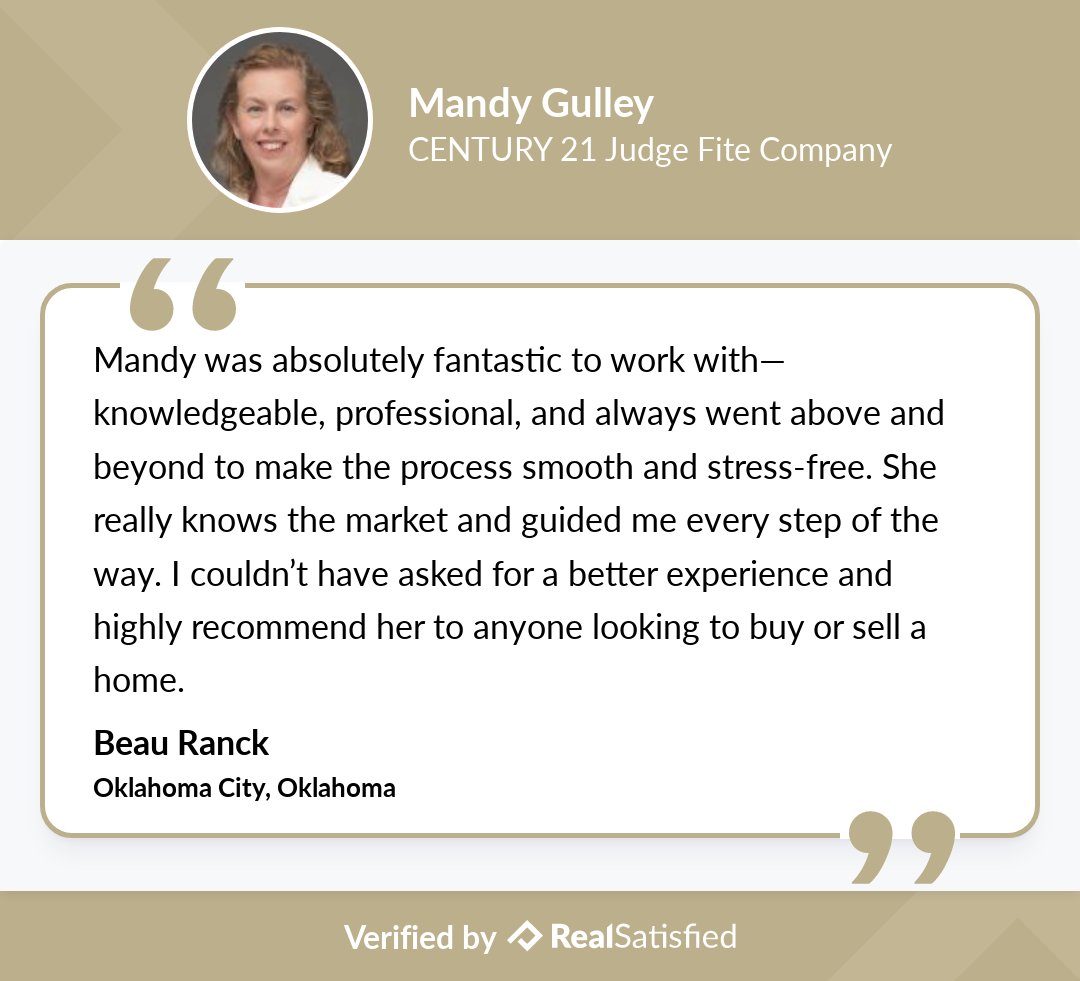 MandyEdlin's tweet image. I’m truly privileged to work with such wonderful clients. realsatisfied.com/Mandy-Gulley via @realsatisfied