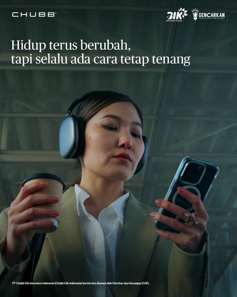 Chubb_ID's tweet image. Hidup dinamis? #TogetherWithYou, rasa aman tetap di tanganmu! Asuransi praktis, bikin kamu fokus nikmatin hidup. Proteksi premium, harga pas!