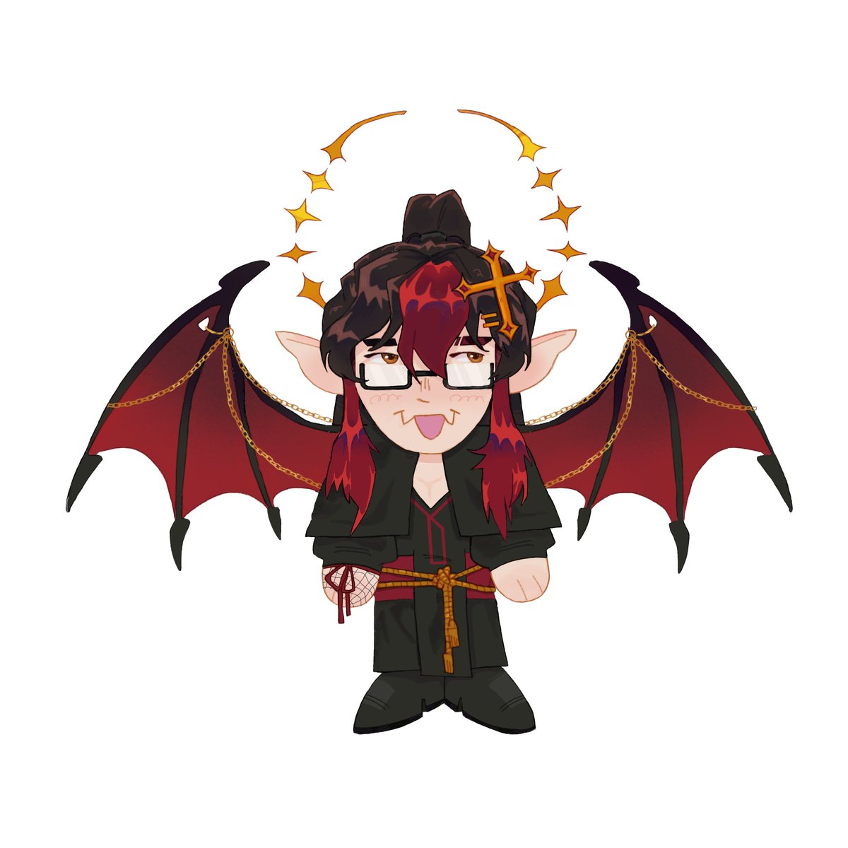 He shows up at your door...wyd?

🎨= @/mitathemita