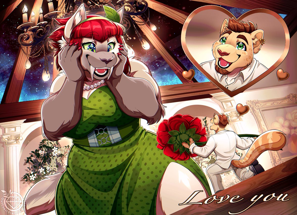 OCDiamondDazzel's tweet photo. 💖Art by me💖Commission YCH for https://t.co/wZuHgmPzU4 &amp; https://t.co/zYNPxTJQ94 💖
To the happy anniversary couple, :flowers for my darling!💖 https://t.co/NTVlxcnEXU