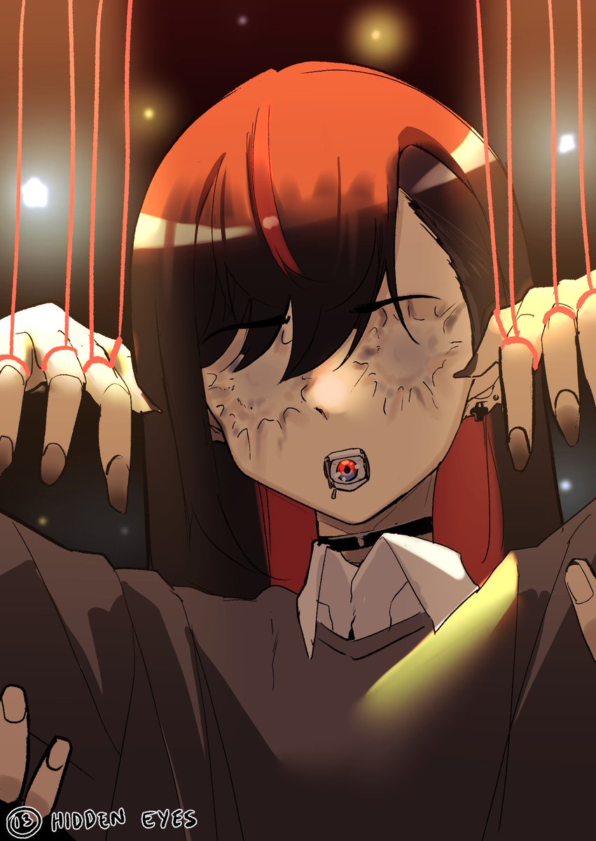 13. Hidden eyes

#Inktober2025

Thank you <a href="/dccxx_kina/">KINA VGen Comm Open!</a> !