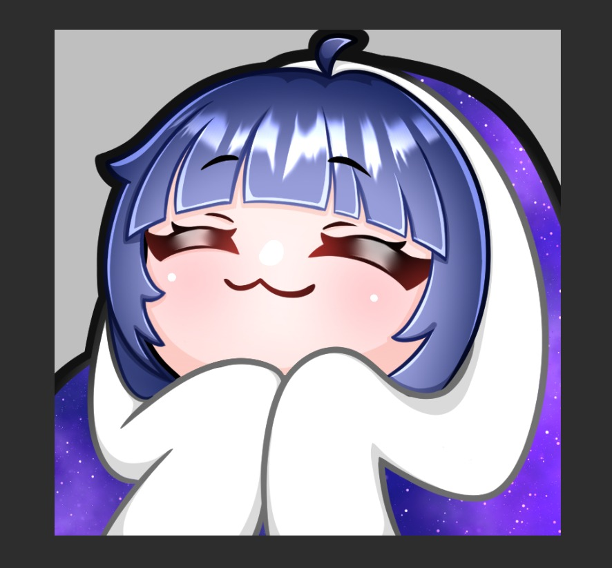 Today's lil stream progress... T///T 💕 slowly bringing these emotes to life~ ✨ i think them are looking pretty cute uvu right? 👉👈