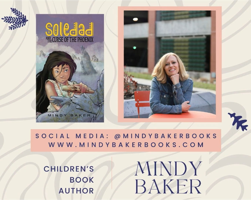 MindyBakerBooks's tweet image. Only one week until the release of my new middle grade book entitled SOLEDAD AND THE CURSE OF THE PHOENIX being published by Chicken Scratch Books! So exciting! #middlegradefiction 
#fantasyadventure 
#elementarylibrarian 
#middleschoolteacher 
#homeschooling #homeschoolmom