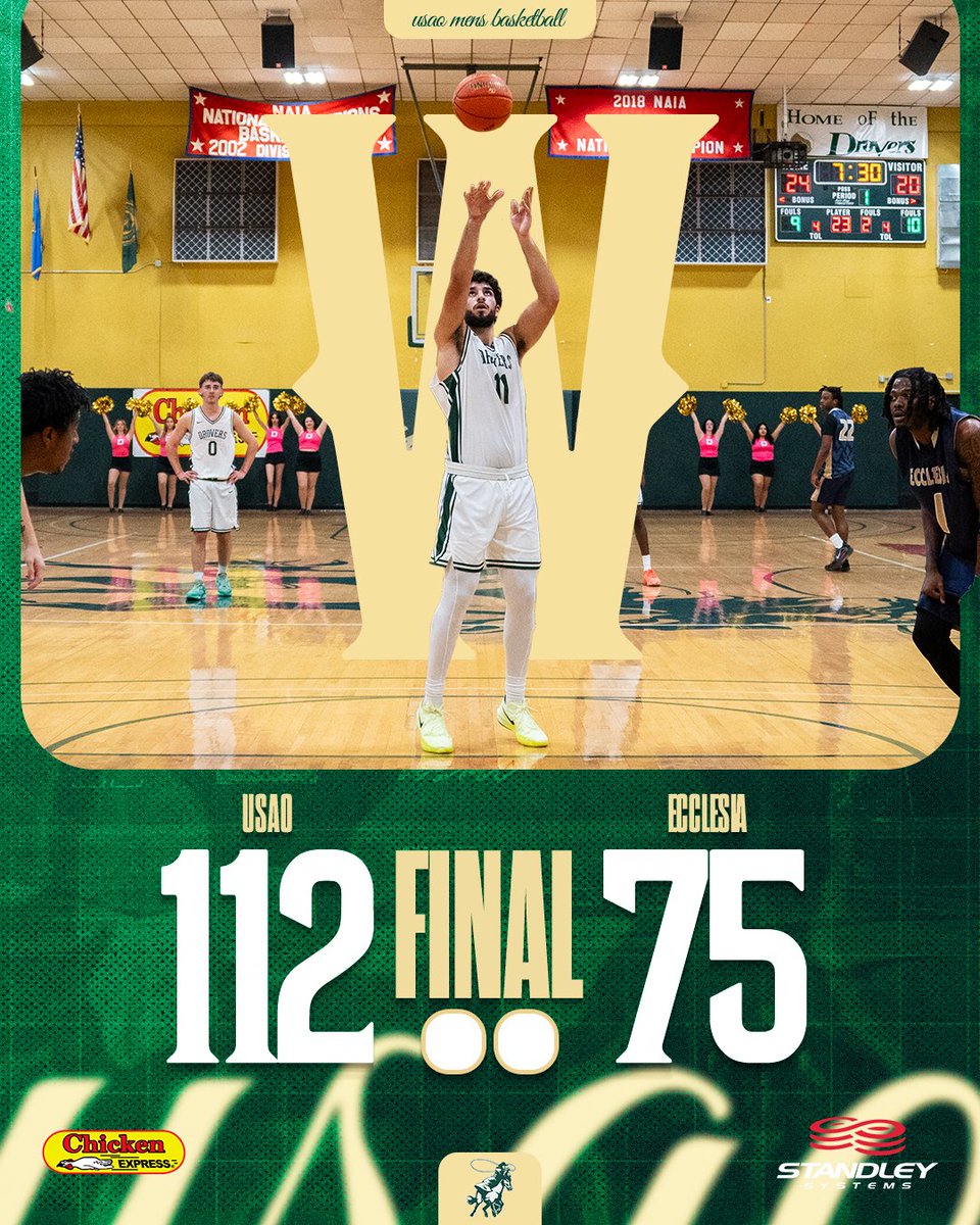 We want some 𝗠𝗢‼️

Ammad: 45 pts, 9 reb
Cowns: 16 pts, 6 reb
Lutton: 12 pts, 9 reb, 7 ast
McCalister: 12 pts, 5 reb, 4 ast, 2 blocks
Kronja: 8 pts, 5 reb
Hicks: 8 pts
Holmes: 6 pts, 6 reb, 2 stl

#DroverDUB x #DroverNation🏇