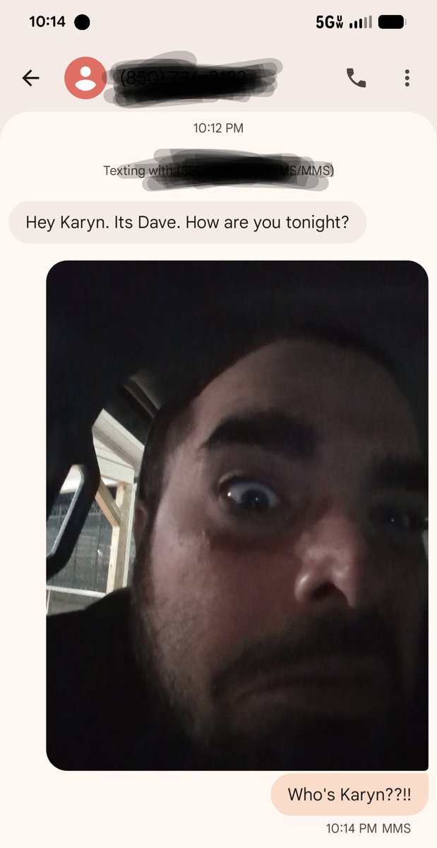 Wrong number Dave. 😂👌