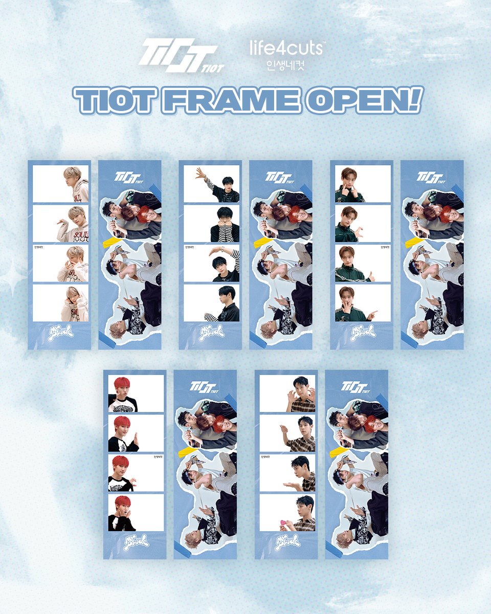 🎵✨TIOT × 人生4カット 限定フレーム登場！ 韓国発の注目ボーイズ