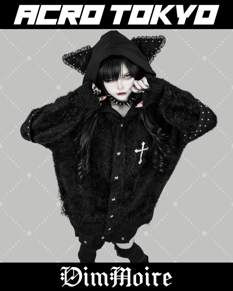 DIMMOIRE Evil Catカーディガン【Black】 Evil Catカーディガン【Black