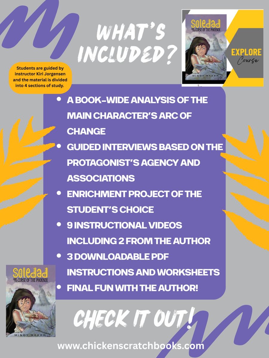 MindyBakerBooks's tweet photo. Check out the Explorer Course that accompanies my middle grade novel…preorder with the book and save 15%! https://t.co/CLwrNZSnox #homeschool #middlegradebookstudy #middlegradefiction #elementarylibrarian #elementaryteacher #chickenscratchbooks #mindybakerbooks https://t.co/jPTAWaf1KW