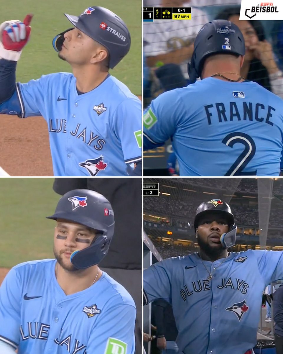 Los Blue Jays anotaron 4 carreras en la séptima y toman una buena ventaja en el cuarto de la serie 😳🐦.