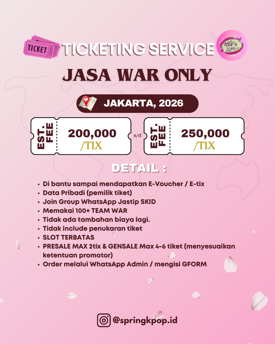 SPRINGKPOP.ID JASTIP TIKET KONSER TREASURE BTS EXO tweet media