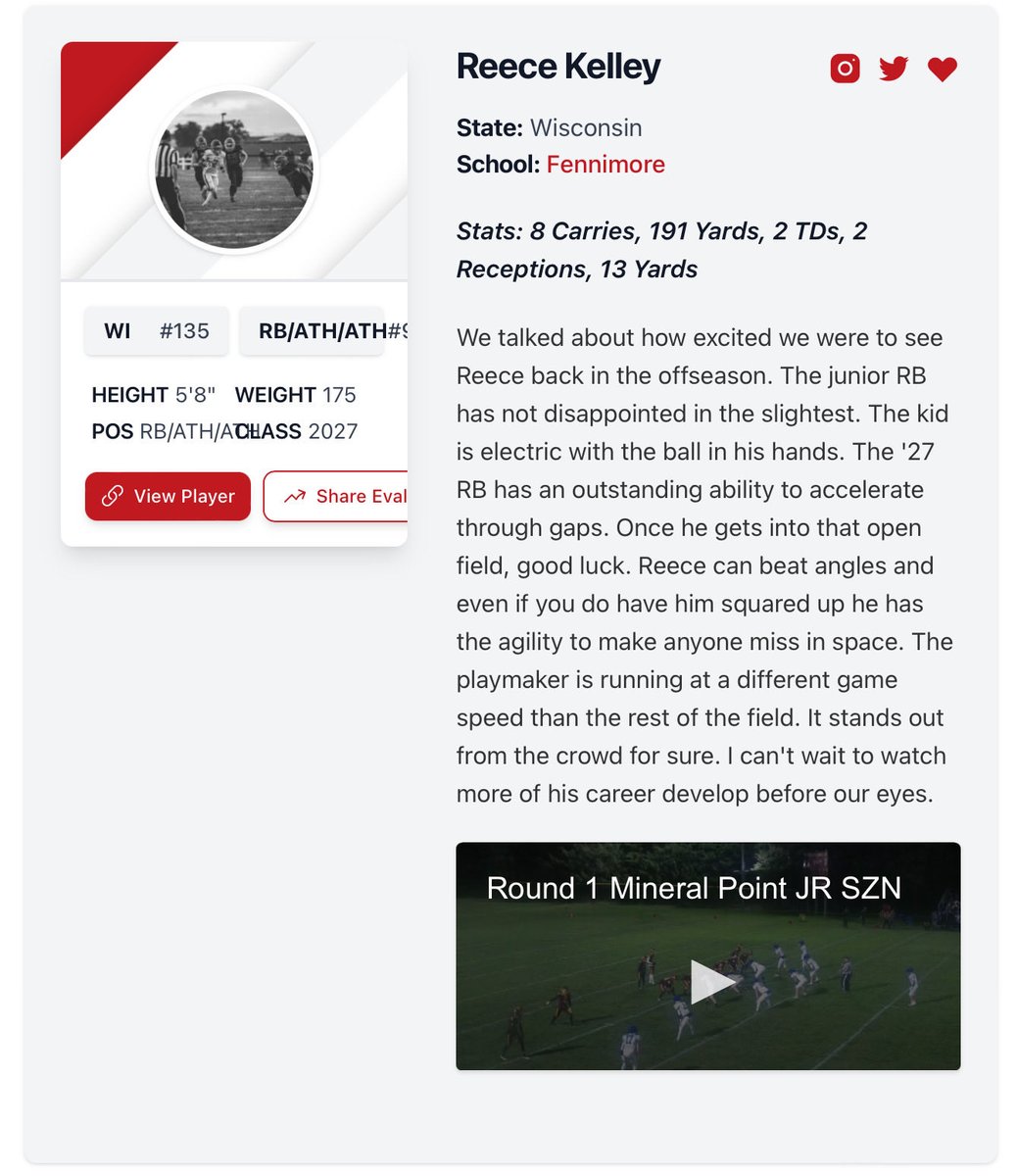 Thank you for the write up <a href="/MJ_NFLDraft/">Mark Johnson</a> after level 1!!!