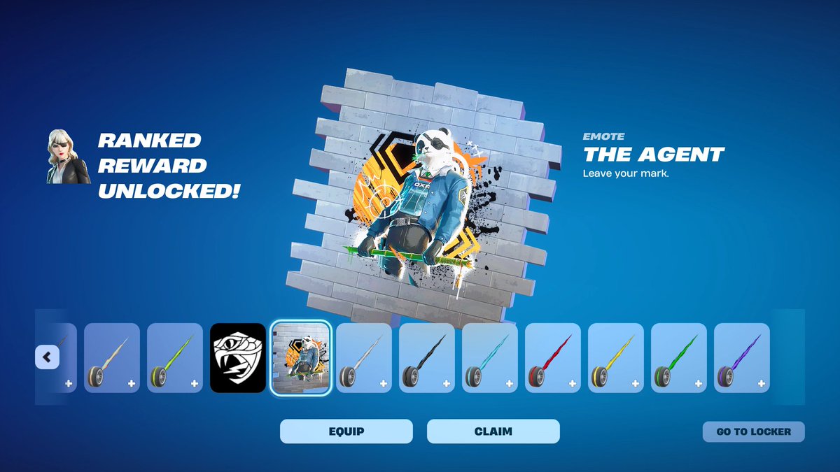 Almost forgot to get the Agent Patch spray for my alt 🔥🔥🔥
