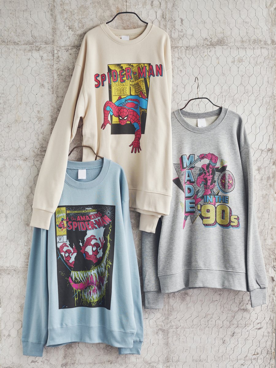 MARVEL】 デッドプール パーカー - アイテム一覧 - SCREEN ONLINE（スクリーンオンライン） スモール・プラネット(Small Planet) マーベル ジップパーカー デッドプール 90's