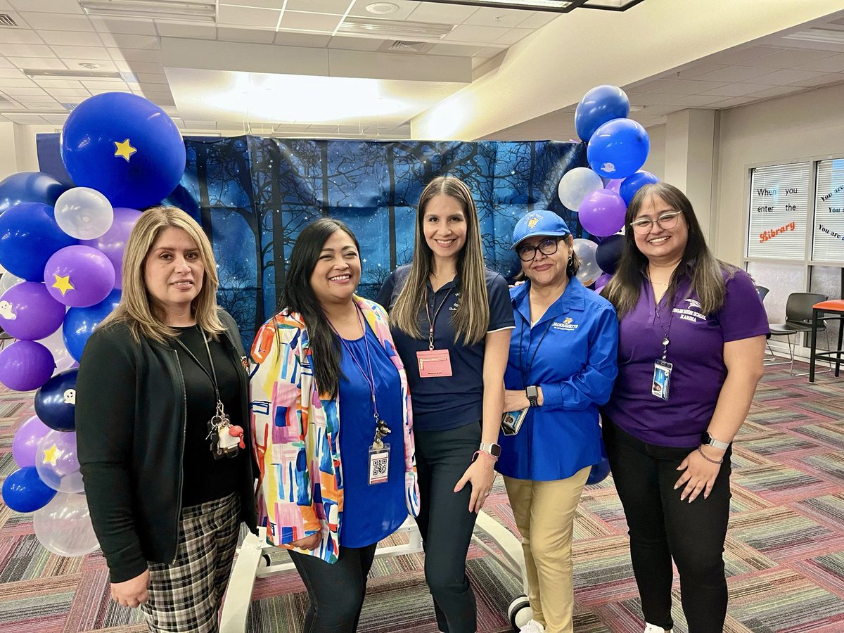 Stronger together! 💜 Eastlake Feeder Pattern Liaisons joining forces for a successful Family Literacy Night, all for our families! 📚✨ #EastlakeFeederPattern #FamilyNight #ALLIN